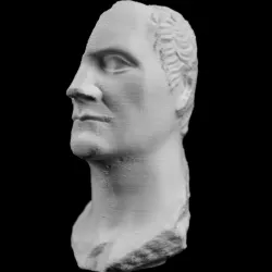 Bust of Julius Caesar at The British Museum, London