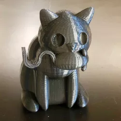 Cat with a mouse