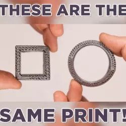 Circle to Square P.O.V. Illusion