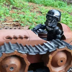 Dieselpunk FPV Tractor Racer