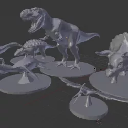 Dinosaurs for your tabletop game