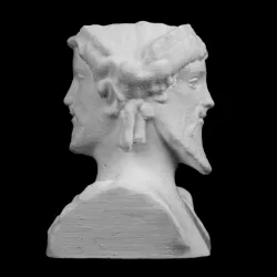 Double Head of Hermes at The Réunion des Musées Nationaux, Paris