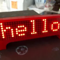 ESP8266 Scrolling Marque Clock