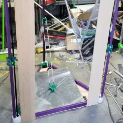 Extra Large Delta Printer with 450x450x450 print area
