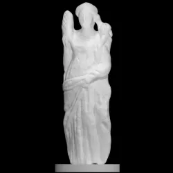 Female statuette with child