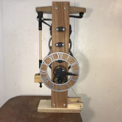 Galileo escapement clock