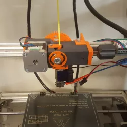 Geared Extruder using M8 extruder driver