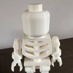 Giant LEGO Skeleton