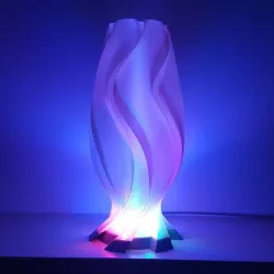 Golden Wave Lamp