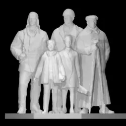 Group statue