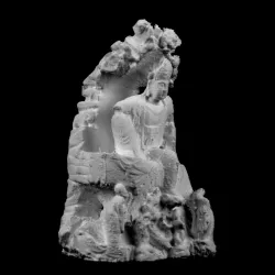 Guanyin on a Dragon Throne at The Royal Ontario Museum, Ontario