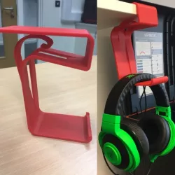 HEADPHONE STAND FOR A DESK OR SHELF