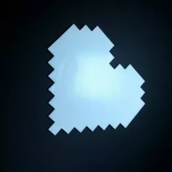 Heart pixel art