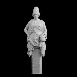 Helmeted Athena at The Palace of Versailles, France