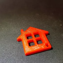 Home Shape Keychain