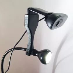 Ikea LED Lamp / Logitech C270 Camera Mount