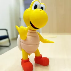 Koopa troopa red (Hang Loose pose) from Mario games - Multi-color