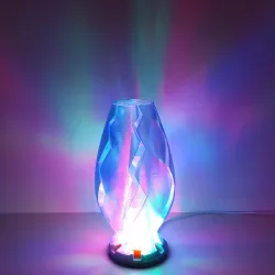 Lightning Carved Lamp