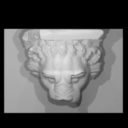 Lionhead gargoyle from the Sanctuary of Jupiter Heliopolitanus