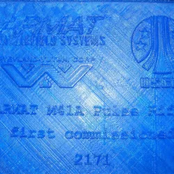 M41A Pulse Rifle - Display plaque ARMAT version
