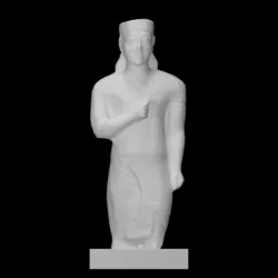 Male statue with rosettediadem