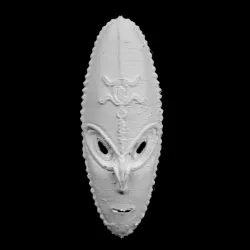 Mask at Quai Branly, Paris
