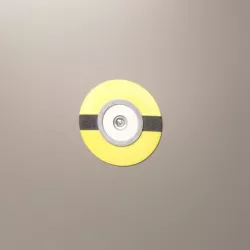 Minion door spyhole cover