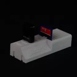 my personalized usb and sd card holder