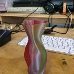 Odd Base Twisted Vase