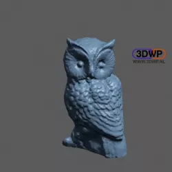 Owl Sculpture 3D Scan