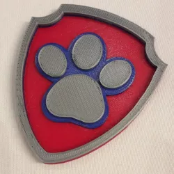 Paw Patrol badge multi color