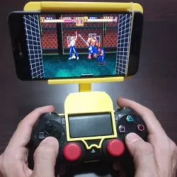 phone grip with ps4 dualshock/soporte móvil mando ps4