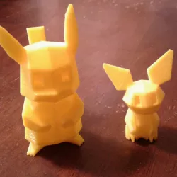 Pokemon Low Poly Pichu