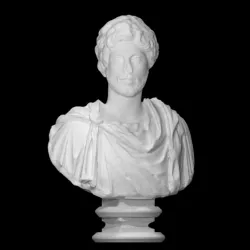 Portrait bust of a man