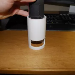 Quick Dremal Rotary Tool Drill Press using PVC Pipe.