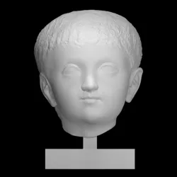 Roman Marble Portrait Head of a Boy