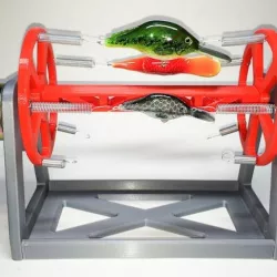 Rotating Fishing Lure Drying Rack