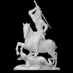 Saint George Fighting the Dragon