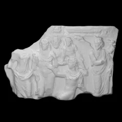 Sarcophagus Gragment: Endymion receives the Moon Goddess Selene