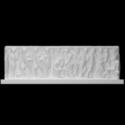 Sarcophagus Relief with Orestes and Iphigenia