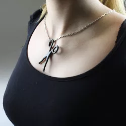 Scissor sisters pendant