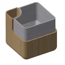 Self Pot Water Rectangular