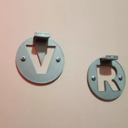 Simple WMR VR Controller Wall Mounts