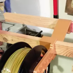 Spool Holder for 3D printing nerd filament shelves