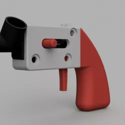 The Paper Micro- The tiniest mag-fed pistol you'll ever print!