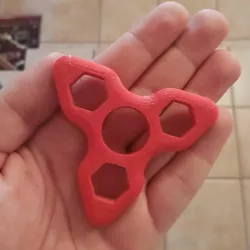Triangular fidget spinner