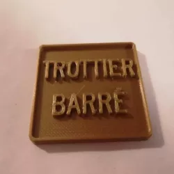 Trottier Barré Montreal Street Sign - 3D Design Competition submission#3DEducation