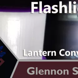 Turning a Flashlight into Lantern