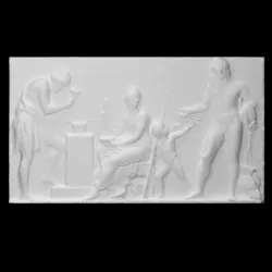 Venus, Mars and Cupid in the Smithy of Vulcan