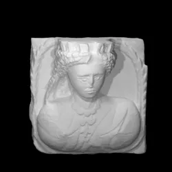 Wall Relief with the Protective Goddess of a City